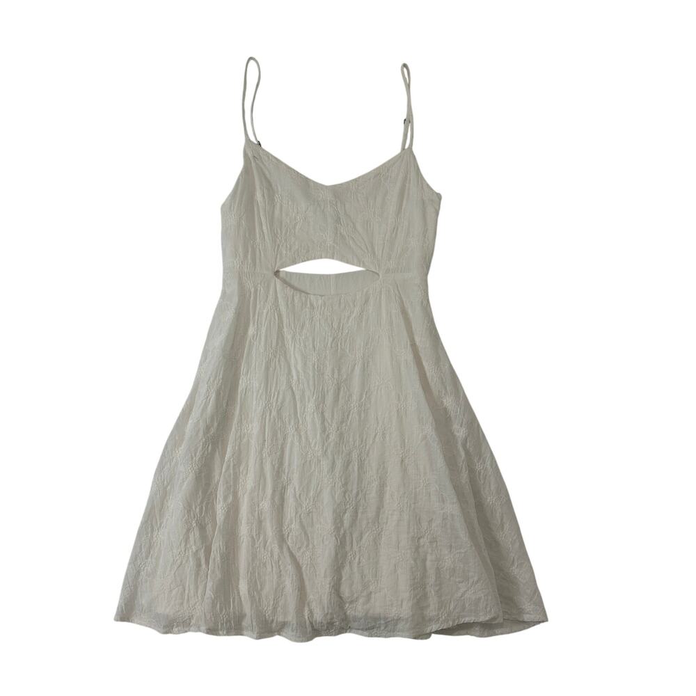 Marabelle women's White A Line Cutout Detail Mini Dress Size XS